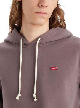 Sweatshirt Levis Original Hoodie Braun für Herren