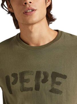 T-Shirt Pepe Jeans Rolf Grün für Herren