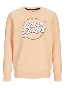 Sweatshirt Jack & Jones Minds Orange für Junge