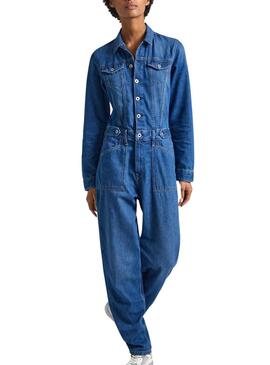 Jumpsuit Largo Pepe Jeans Denim für Damen