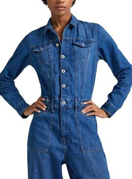 Jumpsuit Largo Pepe Jeans Denim für Damen