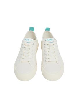 Sneakers Pepe Jeans Allen Band Weiß für Damen