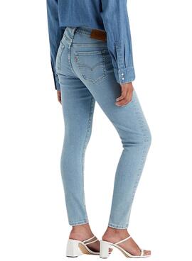 Hose Jeans Levi's 711 Double Button Azul