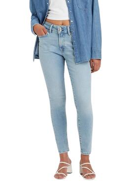 Hose Jeans Levi's 711 Double Button Azul