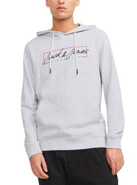 Sweatshirt Jack & Jones Zuri Grau für Herren