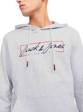 Sweatshirt Jack & Jones Zuri Grau für Herren