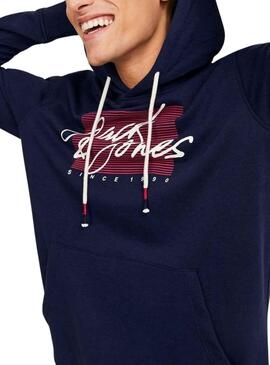 Sweatshirt Jack & Jones Zuri Sweat Marineblau Herren