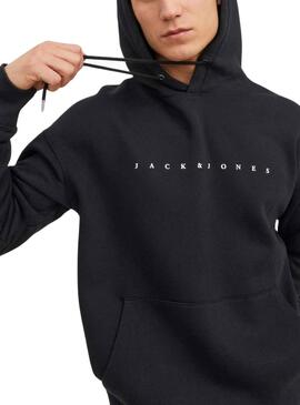 Sweatshirt Jack & Jones Estar Schwarz für Herren