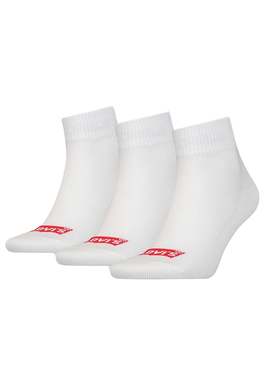 Socken Levis Mittelschnitt Batwing Weiss Unisex