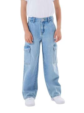 Hose Jeans Name It Rose Denim für Mädchen