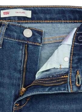 Hose Jeans Levis 726 Blau Claro für Mädchen