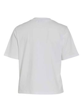 T-Shirt Vila Vidarlene Weiss für Damen