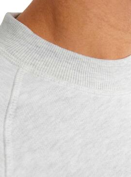 Sweatshirt Jack & Jones Lucca-Branding Grau Herren