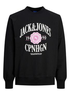 Sweatshirt Jack & Jones Lucca Crew Schwarz Herren