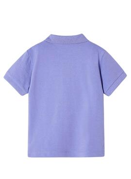 Polo Mayoral Lila Basic Granit für Junge