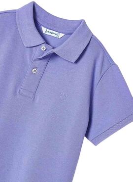 Polo Mayoral Lila Basic Granit für Junge