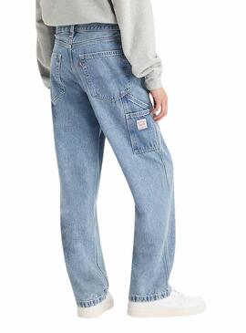 Hose Jeans Levis 568 Strebe Loose Blau Herren