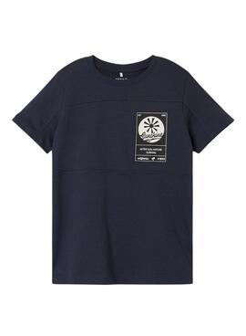 T-Shirt Name It Dolasse Marineblau für Junge