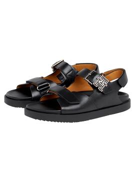 Sandalen Tommy Hilfiger Hardware Schwarz für Damen