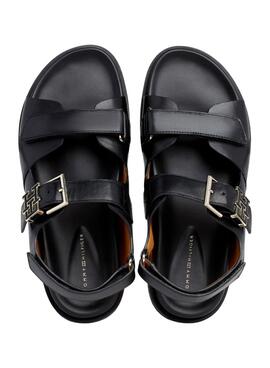 Sandalen Tommy Hilfiger Hardware Schwarz für Damen