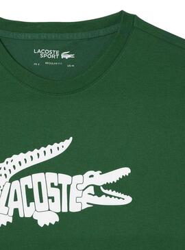 T-Shirt Lacoste Ultradry Grün für Herren