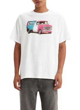 T-Shirt Levis Van Weiß für Herren