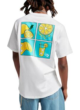 T-Shirt Converse Lemonade Weiß für Herren
