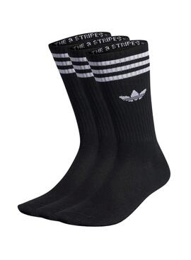 Adidas High Crew Solid Black Socken
