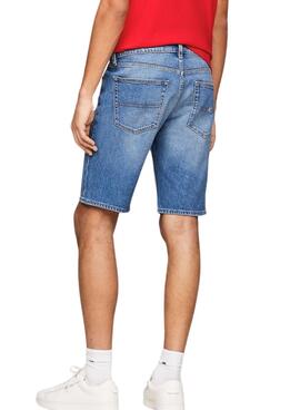 Bermuda Tommy Jeans Scanton Blaue Denim für Herren