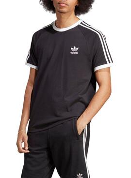 T-shirt  Adidas 3-Streifen Schwarz für Herren