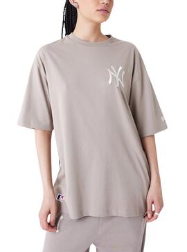 T-Shirt New Era New York Yankees League Braun
