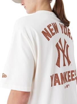 T-Shirt New Era New York Yankees MLB Weiß Herren