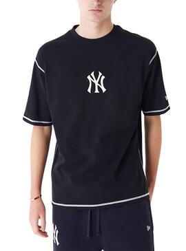 T-Shirt New Era New York Yankees MLB Schwarz Herren