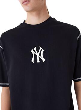 T-Shirt New Era New York Yankees MLB Schwarz Herren