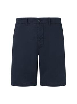 Bermudas Pepe Jeans Chino Marine für Herren