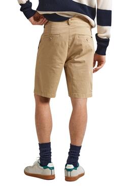 Bermudas Pepe Jeans Chino Beige für Herren