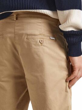 Bermudas Pepe Jeans Chino Beige für Herren