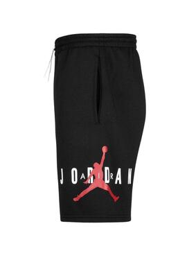 Bermudas Jordan Jumpman Nachhaltig Schwarz Kinder