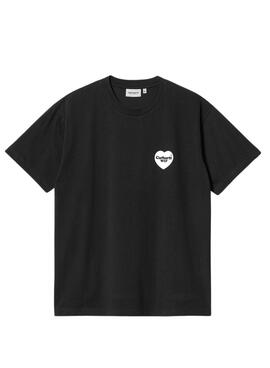 Carhartt Heart Bandana T-Shirt Schwarz für Herren.