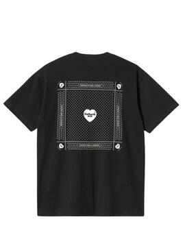 Carhartt Heart Bandana T-Shirt Schwarz für Herren.