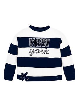 Sweatshirt Mayoral New York Stripes Mädchen
