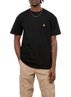 Carhartt T-Shirt S/S Chase Schwarz für Herren