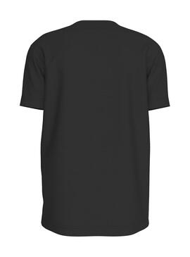 T-Shirt Calvin Klein Outline Schwarz für Herren