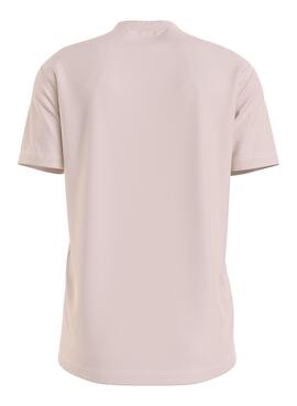 T-Shirt Calvin Klein Institutional Pink Herren