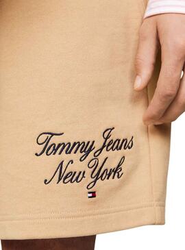 Bermuda Tommy Jeans Luxe Camel für Herren
