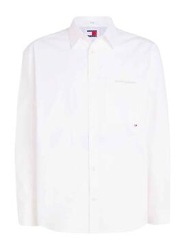 Hemd Tommy Jeans Classic Weißes für Herren