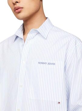 Hemd Tommy Jeans Classic Streifen für Herren