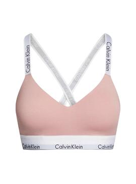 Bralette Calvin Klein Light Rosa für Damen.