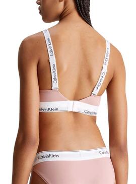 Bralette Calvin Klein Light Rosa für Damen.