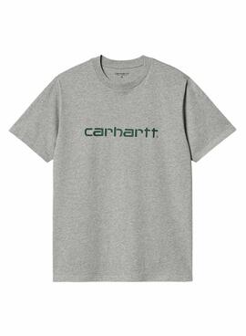 T-shirt Carhartt Logo Grau für Herren